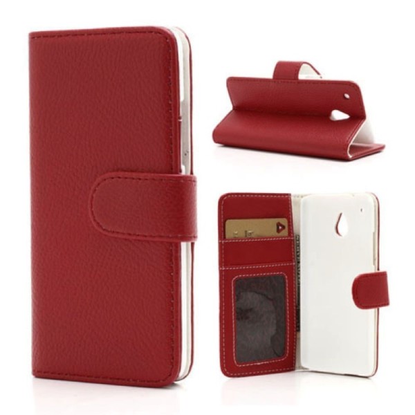 „Litchi“ atverčiamas dėklas - raudonas (One mini)