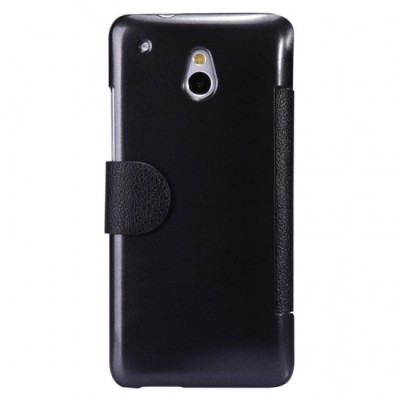 „Nillkin“ Fresh HTC One mini juodas odinis dėklas / Priedai.lt