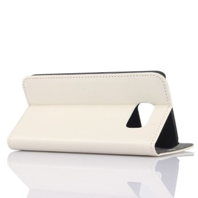 Samsung Galaxy S6 (G920) solīds atvēramais ādas smilšains maciņš / Vacins.lv