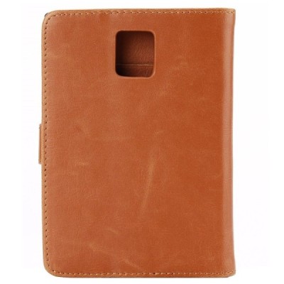 BlackBerry Passport atverčiamas šviesiai rudas odinis retro dėklas - piniginė / Priedai.lt