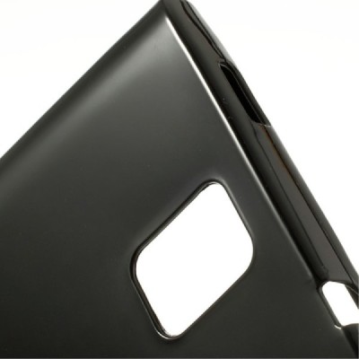 BlackBerry Passport cieta silikona (TPU) melns apvalks / vacins.lv