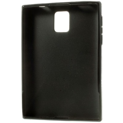 BlackBerry Passport cieta silikona (TPU) melns apvalks / vacins.lv