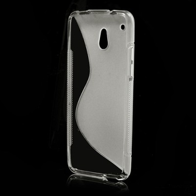HTC One mini skaidrus silikoninis dėklas / Priedai.lt