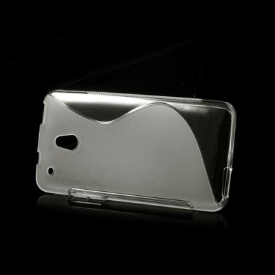 HTC One mini skaidrus silikoninis dėklas / Priedai.lt