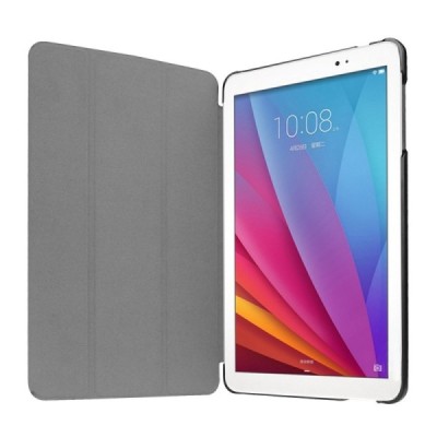 Huawei MediaPad T1 10 atvēramais melns maciņš / Vacins.lv