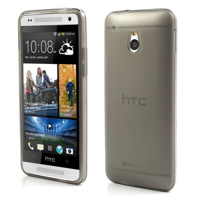 HTC One mini tamsintas silikoninis dėklas / Priedai.lt