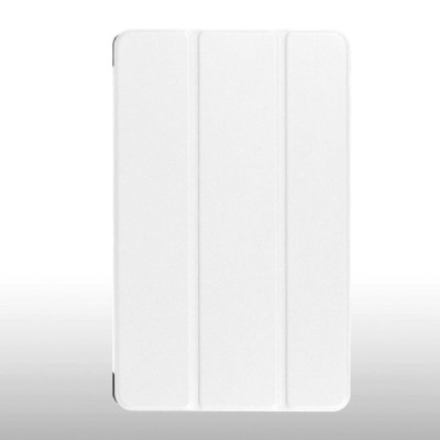 Huawei MediaPad T1 10 atvēramais balts maciņš / Vacins.lv