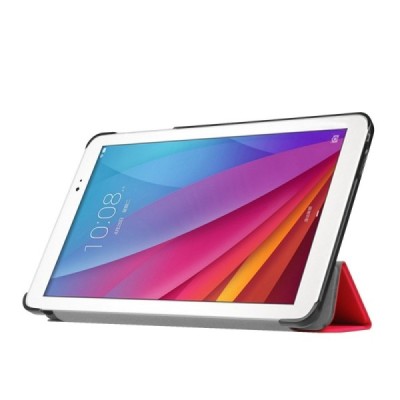 Huawei MediaPad T1 10 atvēramais sarkans maciņš / Vacins.lv