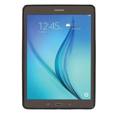 Samsung Galaxy Tab A 9.7 (T555, T550) kieto silikono TPU juodas dėklas - nugarėlė / Priedai.lt