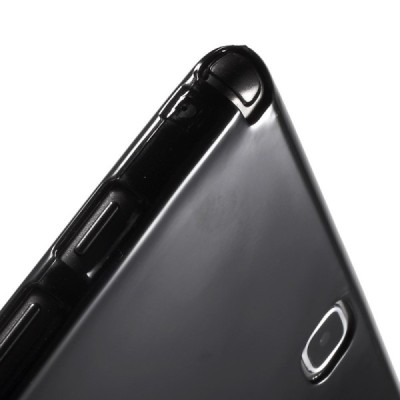 Samsung Galaxy Tab A 9.7 (T555, T550) kieto silikono TPU juodas dėklas - nugarėlė / Priedai.lt