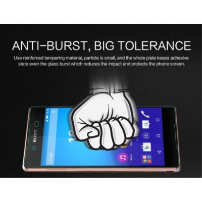 Sony Xperia Z3+ „Nillkin“ H Tempered Glass sustiprintos apsaugos apsauginis ekrano stiklas 0.33 mm / Priedai.lt