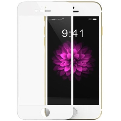 Apple iPhone 6 Plus Devia 9H Tempered Glass balts ekrāna aizsargstikls / Vacins.lv