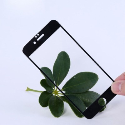 Apple iPhone 6 Plus „Devia“ 9H Tempered Glass sustiprintos apsaugos juodas apsauginis ekrano stiklas 0.33 mm / Priedai.lt