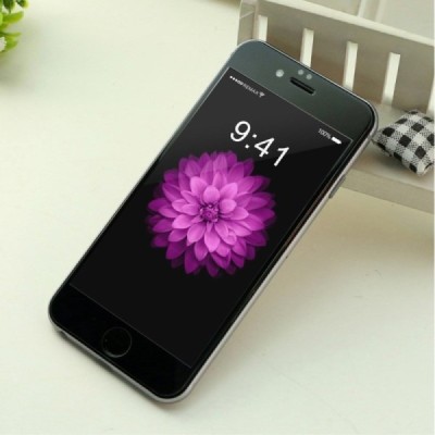 Apple iPhone 6 Plus „Devia“ 9H Tempered Glass sustiprintos apsaugos juodas apsauginis ekrano stiklas 0.33 mm / Priedai.lt