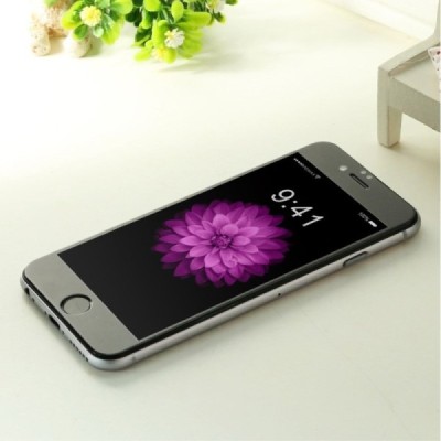 Apple iPhone 6 Plus „Devia“ 9H Tempered Glass sustiprintos apsaugos juodas apsauginis ekrano stiklas 0.33 mm / Priedai.lt