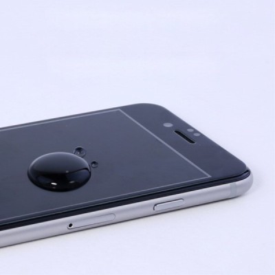 Apple iPhone 6 Plus „Devia“ 9H Tempered Glass sustiprintos apsaugos juodas apsauginis ekrano stiklas 0.33 mm / Priedai.lt