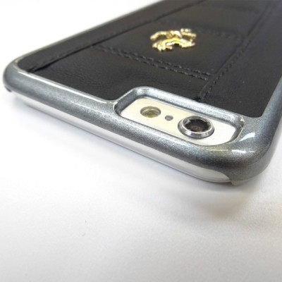 Ferrari 458 Apple iPhone 6 (6s) melns ādas apvalks / Vacins.lv