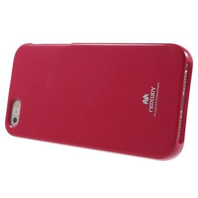 Apple iPhone SE (5, 5s) tamsiai rožinis (koralinis) Mercury kieto silikono (TPU) dėklas / Priedai.lt