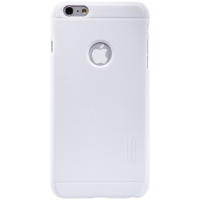 Nillkin Frosted Shield Apple iPhone 6 Plus (6s Plus) baltas plastikinis dėklas + apsauginė ekrano plėvelė / Priedai.lt
