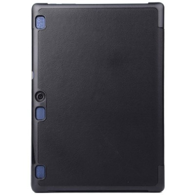 Lenovo Tab2 A10-70 10,1 atvēramais melns maciņš / Vacins.lv