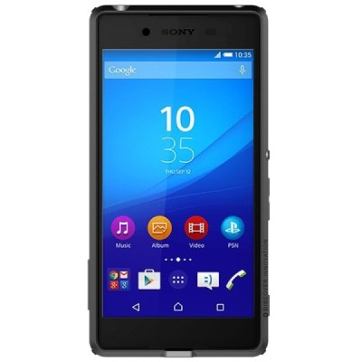 Sony Xperia Z3+ (Pluss) Nillkin Slim melns rāmis (sānu apmale, bamperis) / Vacins.lv