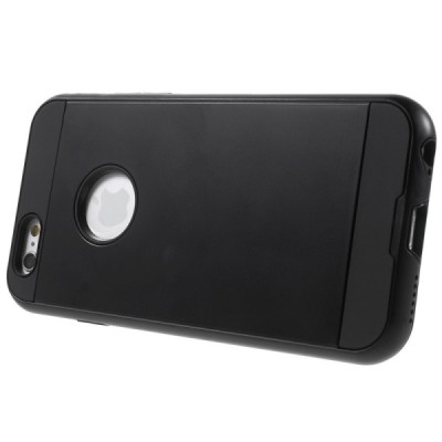 Pastiprinātas aizsardzības melns Apple iPhone 6 Plus (6s Plus) apvalks / Vacins.lv