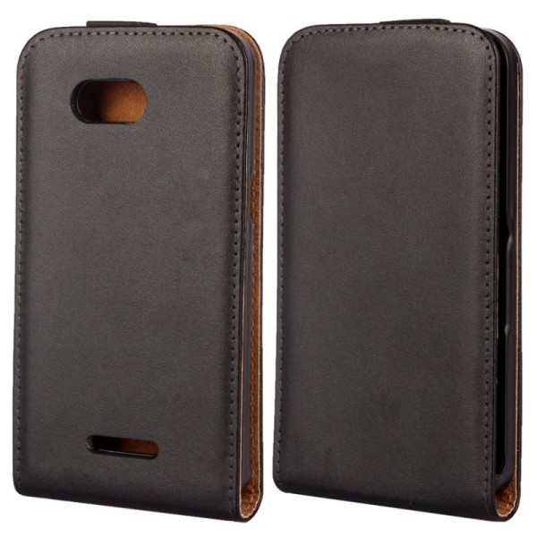 Klasisks atvēramais maciņš - melns (Xperia E4g)