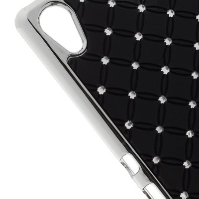 Sony Xperia Z3+ Plius elegantiškas juodas dėklas su blizgučiais / Priedai.lt