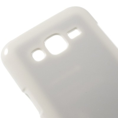 Samsung Galaxy J5 Mercury balts cieta silikona (TPU) apvalks / vacins.lv