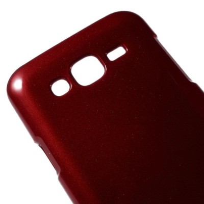 Samsung Galaxy J5 Mercury raudonas kieto silikono tpu dėklas - nugarėlė / Priedai.lt