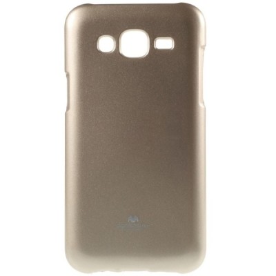 Samsung Galaxy J5 Mercury zelta cieta silikona (TPU) apvalks / vacins.lv