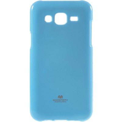 Samsung Galaxy J5 Mercury zils cieta silikona (TPU) apvalks / vacins.lv