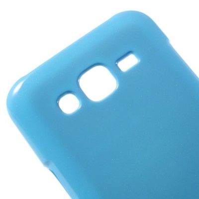 Samsung Galaxy J5 Mercury zils cieta silikona (TPU) apvalks / vacins.lv