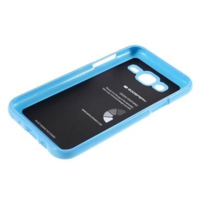 Samsung Galaxy J5 Mercury zils cieta silikona (TPU) apvalks / vacins.lv