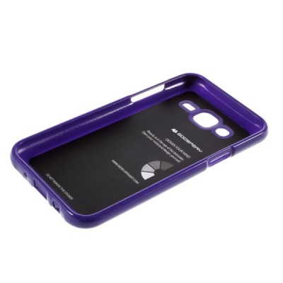 Samsung Galaxy J5 Mercury violeta cieta silikona (TPU) apvalks / vacins.lv