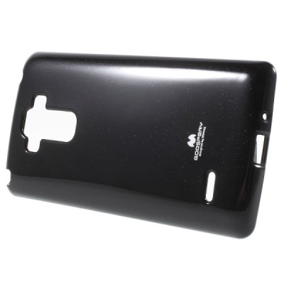LG G4 Stylus (H635) Mercury melns cieta silikona (TPU) apvalks / vacins.lv