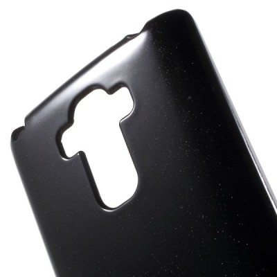 LG G4 Stylus (H635) Mercury melns cieta silikona (TPU) apvalks / vacins.lv