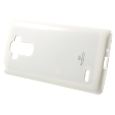 LG G4 Stylus (H635) Mercury balts cieta silikona (TPU) apvalks / vacins.lv