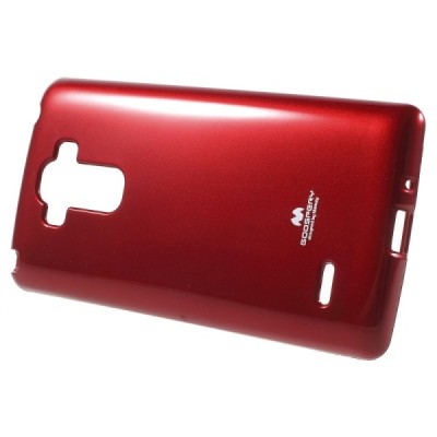 LG G4 Stylus (H635) Mercury sarkans cieta silikona (TPU) apvalks / vacins.lv