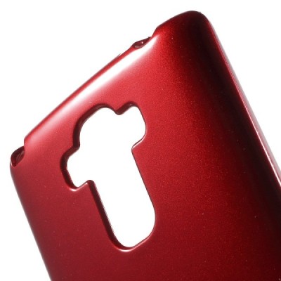 LG G4 Stylus (H635) Mercury sarkans cieta silikona (TPU) apvalks / vacins.lv