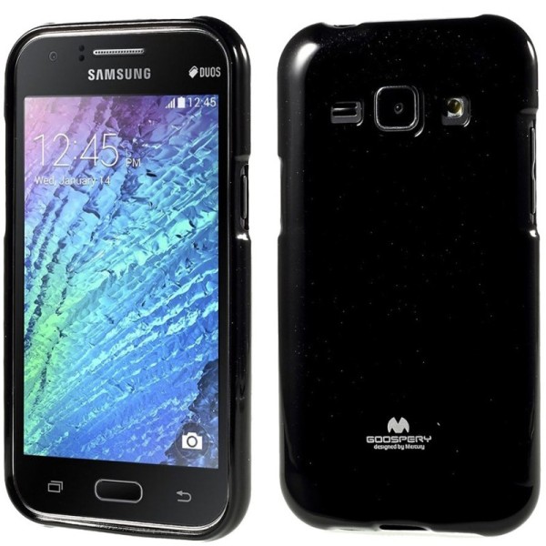 „Mercury“ apvalks - melns (Galaxy J1 2015)