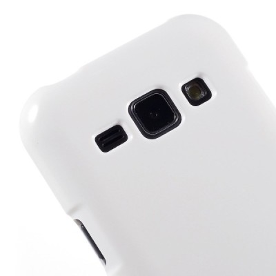 Samsung Galaxy J1 Mercury balts cieta silikona (TPU) apvalks / vacins.lv