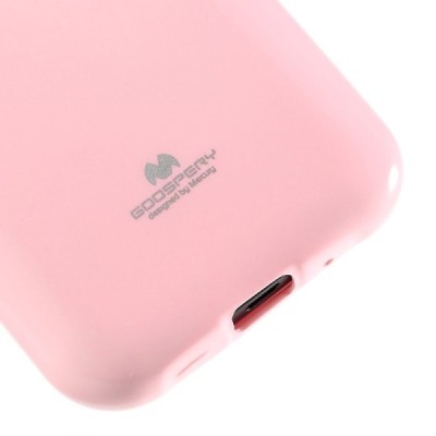 Samsung Galaxy J1 Mercury šviesiai rožinis kieto silikono tpu dėklas - nugarėlė / Priedai.lt