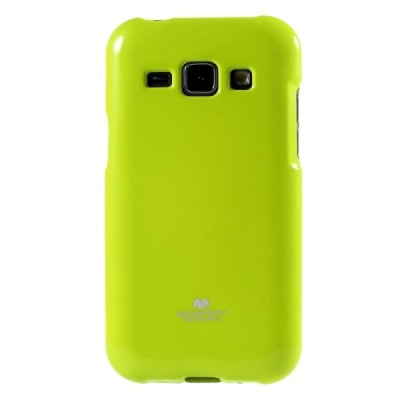 Samsung Galaxy J1 Mercury zaļš cieta silikona (TPU) apvalks / Vacins.lv