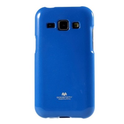 Samsung Galaxy J1 Mercury mėlynas kieto silikono tpu dėklas - nugarėlė / Priedai.lt