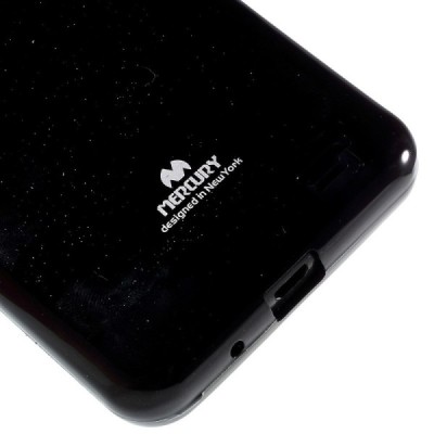 Samsung Galaxy S2 Mercury juodas kieto silikono tpu dėklas - nugarėlė / Priedai.lt