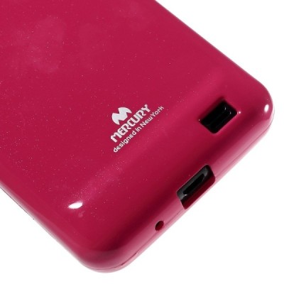 Samsung Galaxy S2 Mercury tamsiai rožinis kieto silikono tpu dėklas - nugarėlė / Priedai.lt