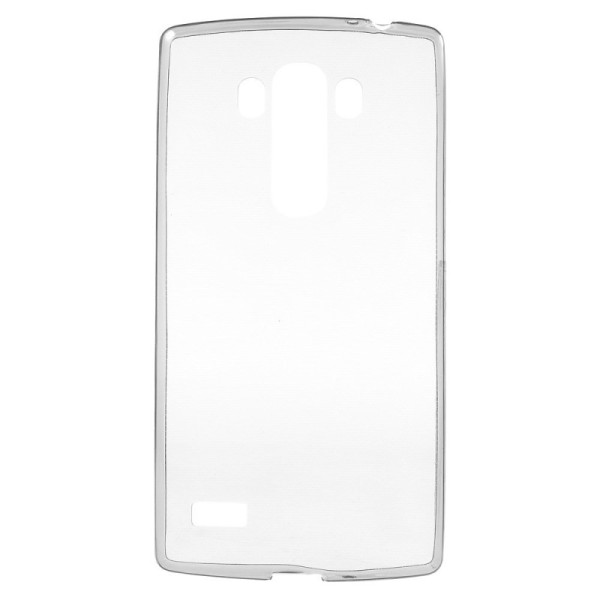 Planākais TPU dzidrs apvalks - pelēks (G4s)