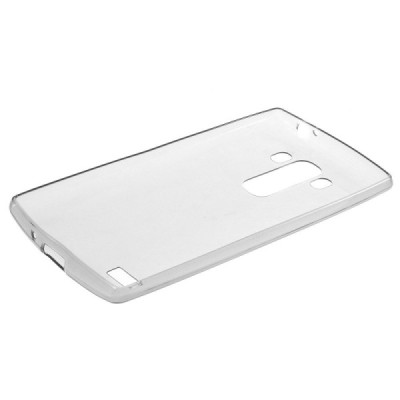 LG G4s (H735) dzidrs (caurspīdīgs) cieta silikona TPU pasaulē planākais pelēks apvalks / Vacins.lv