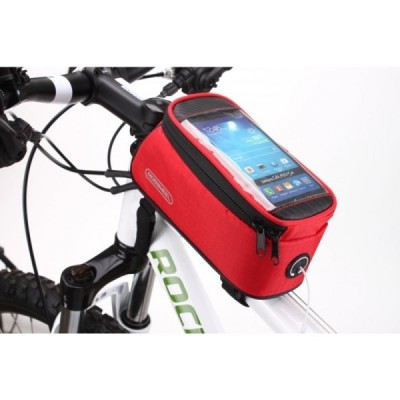 „Roswheel“ universāls telefona sarkans futrālis velosipēdam (XL) / Vacins.lv